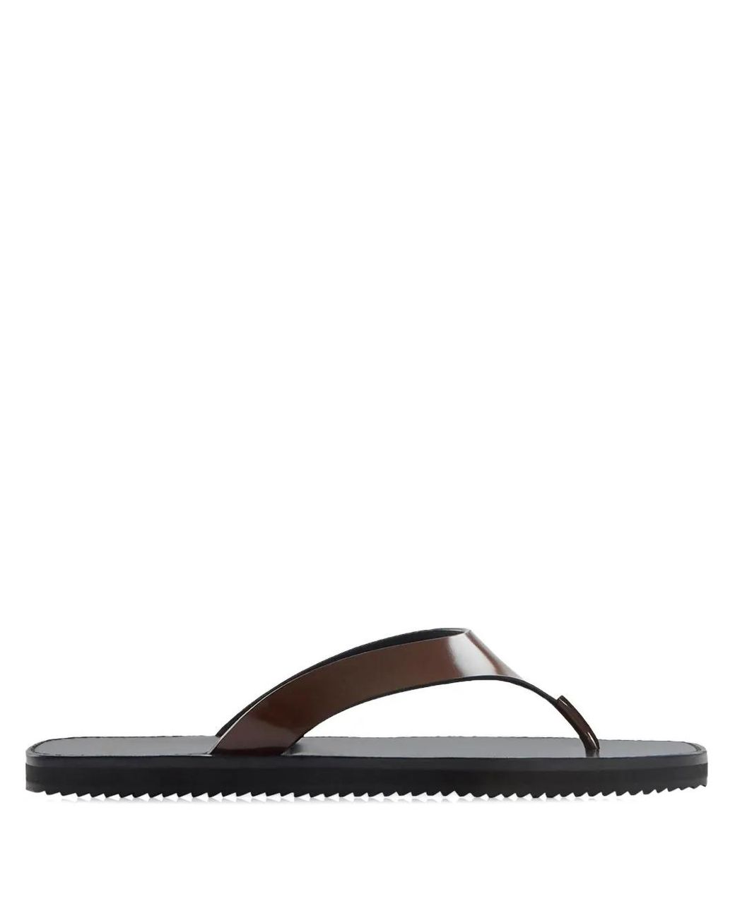 Jude Flat Sandals in Black | Lyst
