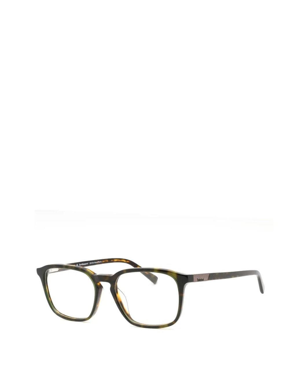 Timberland Black Lunettes De Vue Earthkeepers À Monture Rectangulaire for men