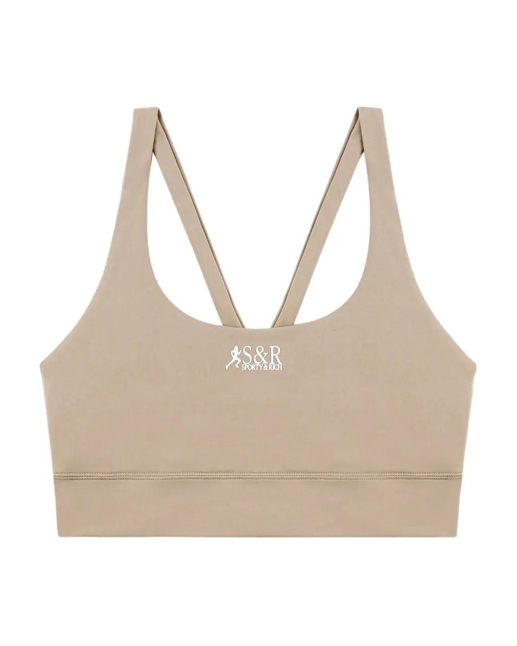 Sporty & Rich Natural Sr Runner Active Bra