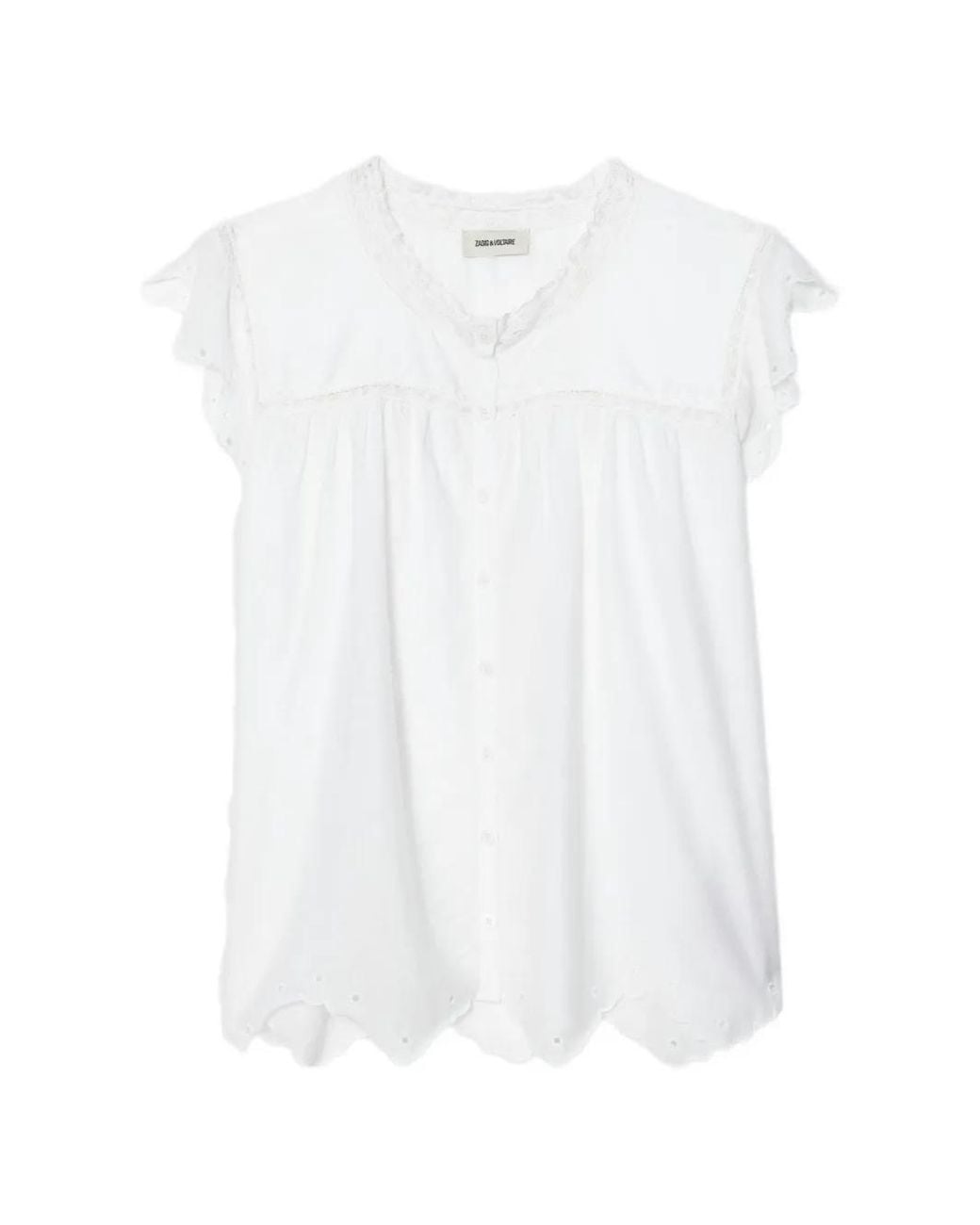 Zadig & Voltaire White Tika Top
