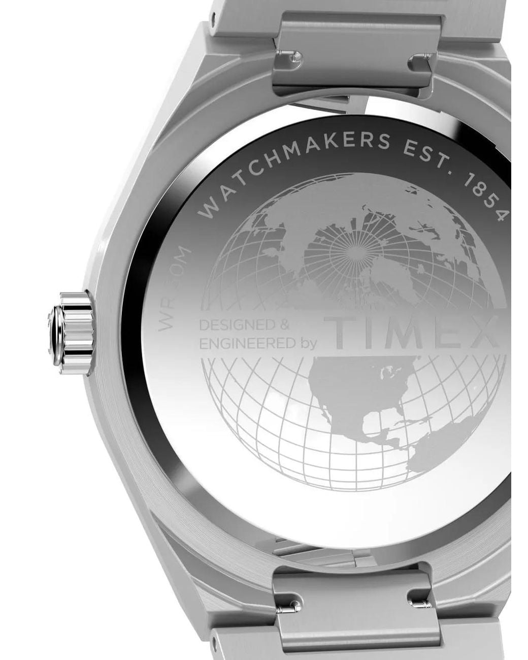 Timex Gray Continental Gmt 39Mm Watch for men