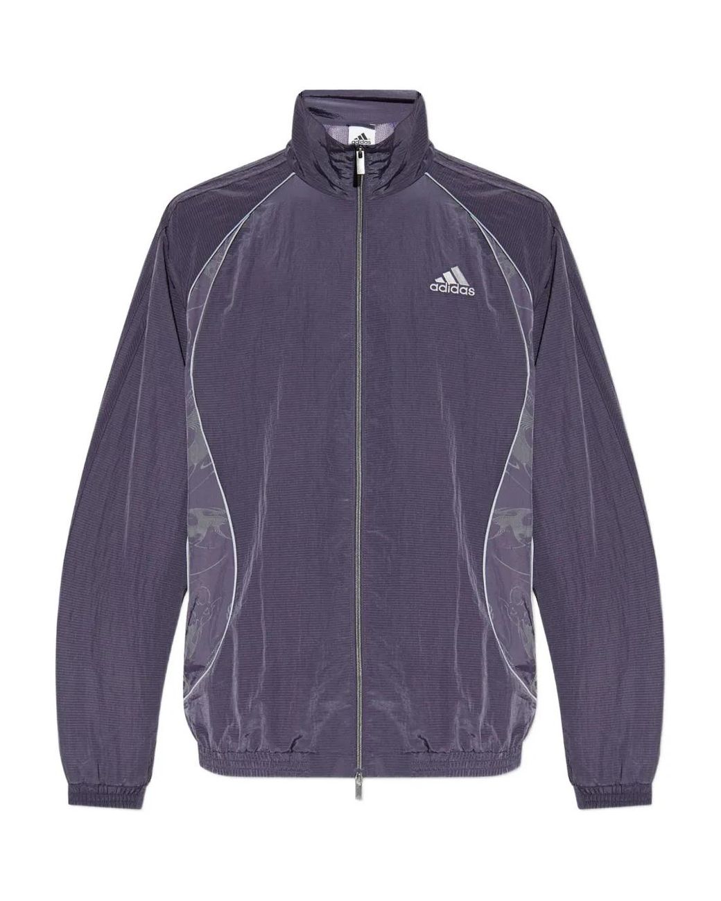Adidas Blue Zip-Up Track Jacket for men