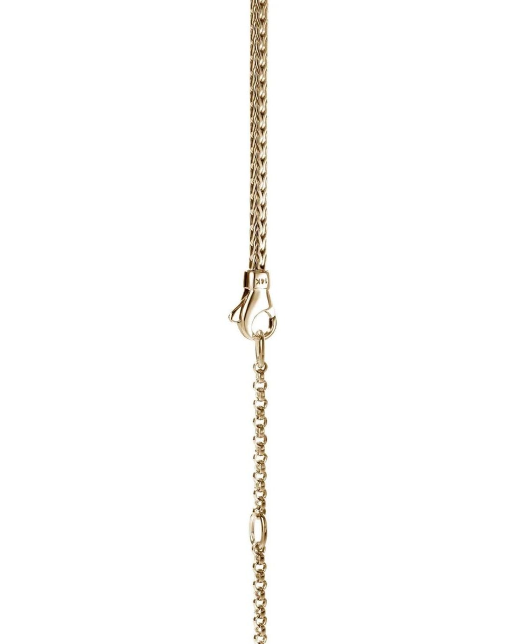 John Hardy White 14Kt Jh Essential Diamond Necklace