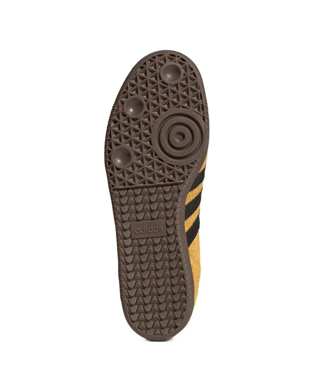 Adidas Yellow Samba Sneakers for men