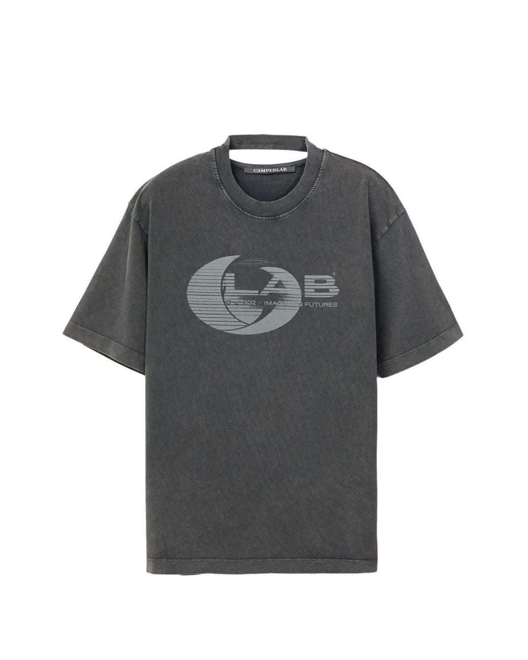 CAMPERLAB Gray Graphic-Print T-Shirt