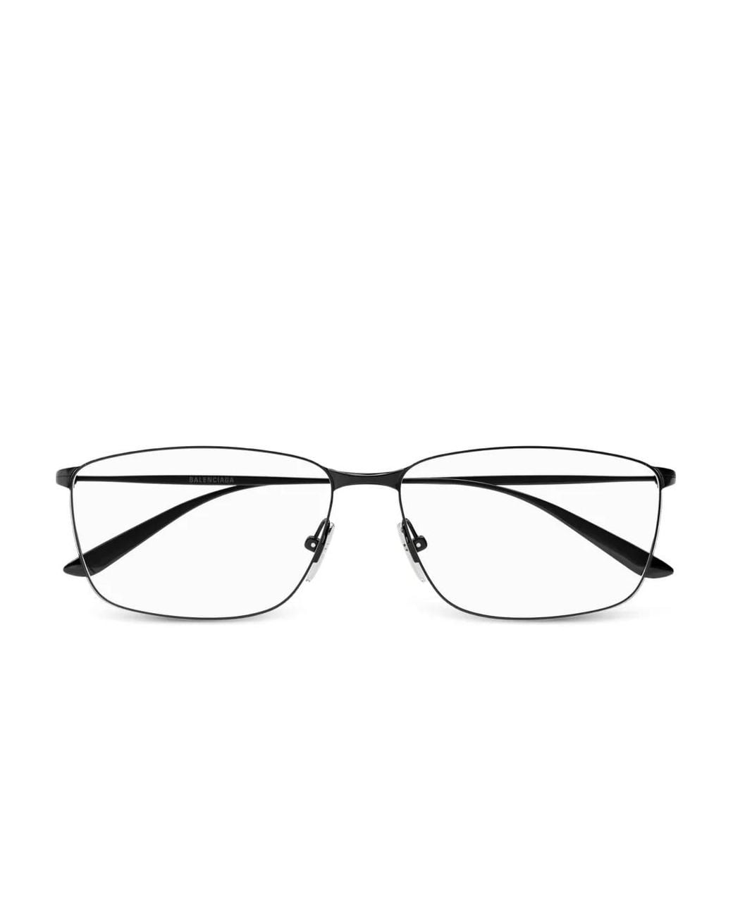 Balenciaga Eckiges Gestell in Metallic für Herren