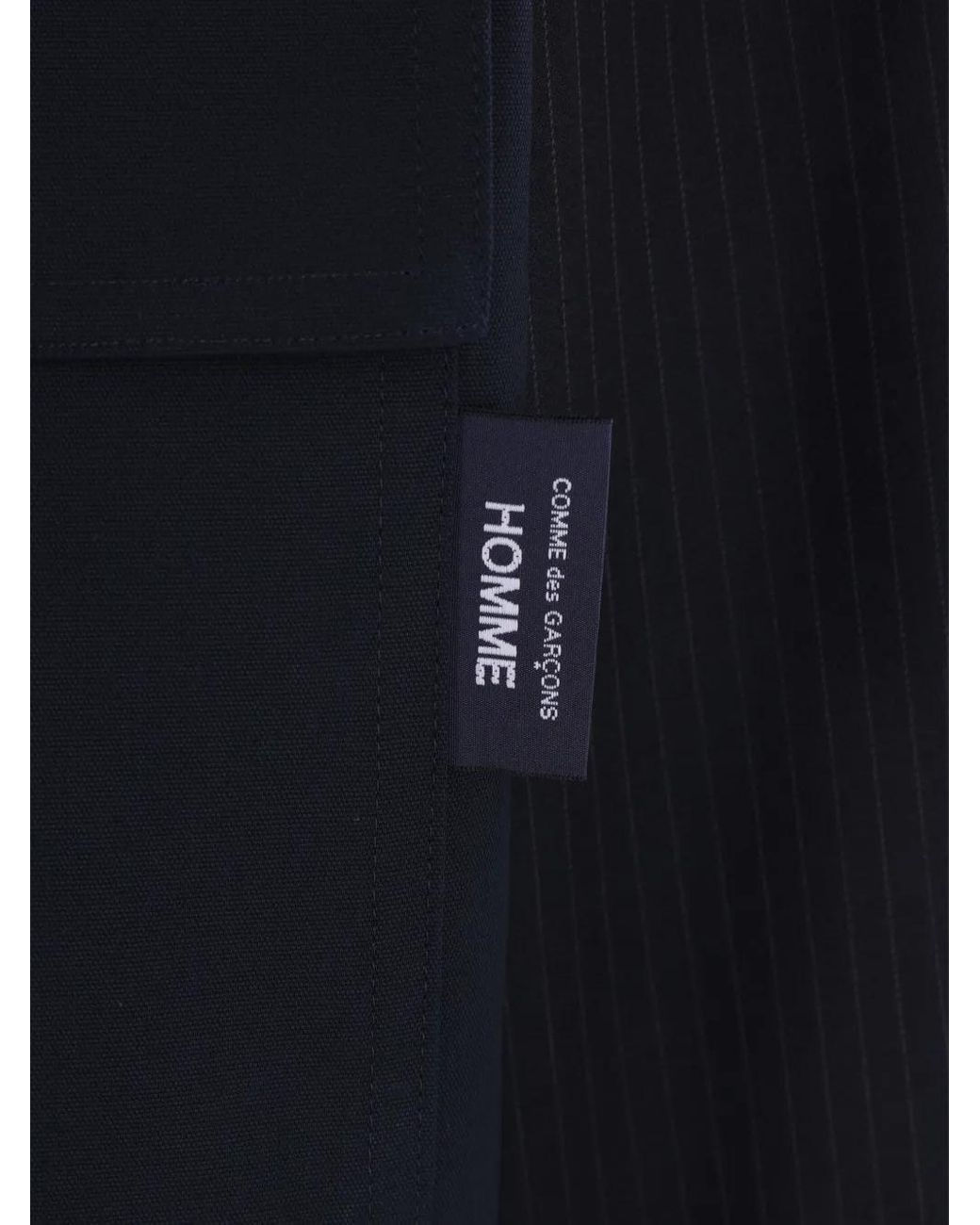 Comme des Garçons Blue Patch Pocket Jacket for men