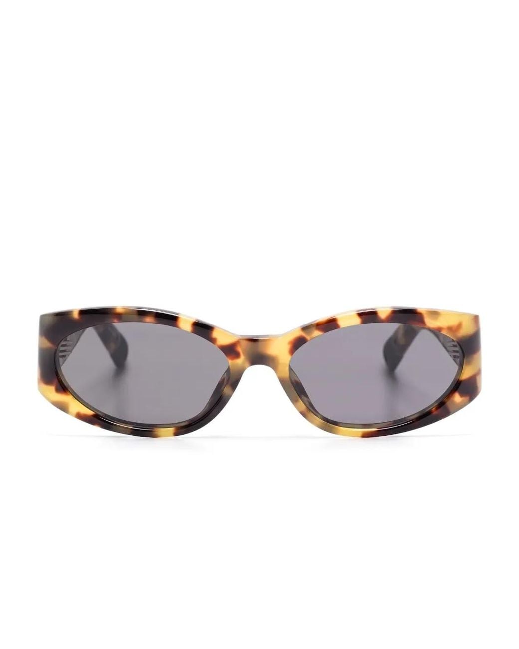 Jacquemus Brown Ovalo Sunglasses