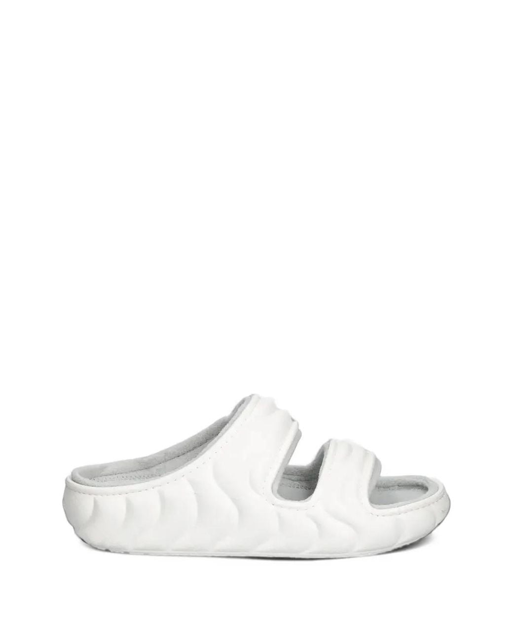 CROCSTM White Classic Cozzzy Fleece-Lined Sandals