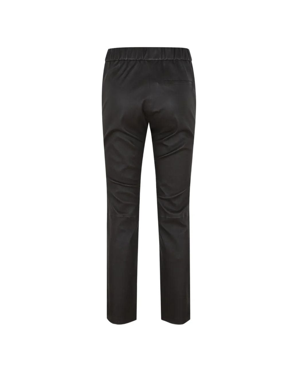 Enes Black Elasticated Trousers