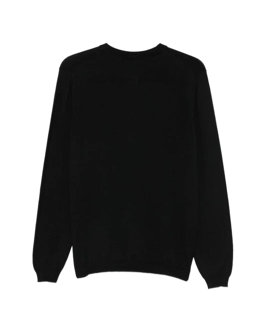 Amaranto Black Pull À Col Tunisien for men