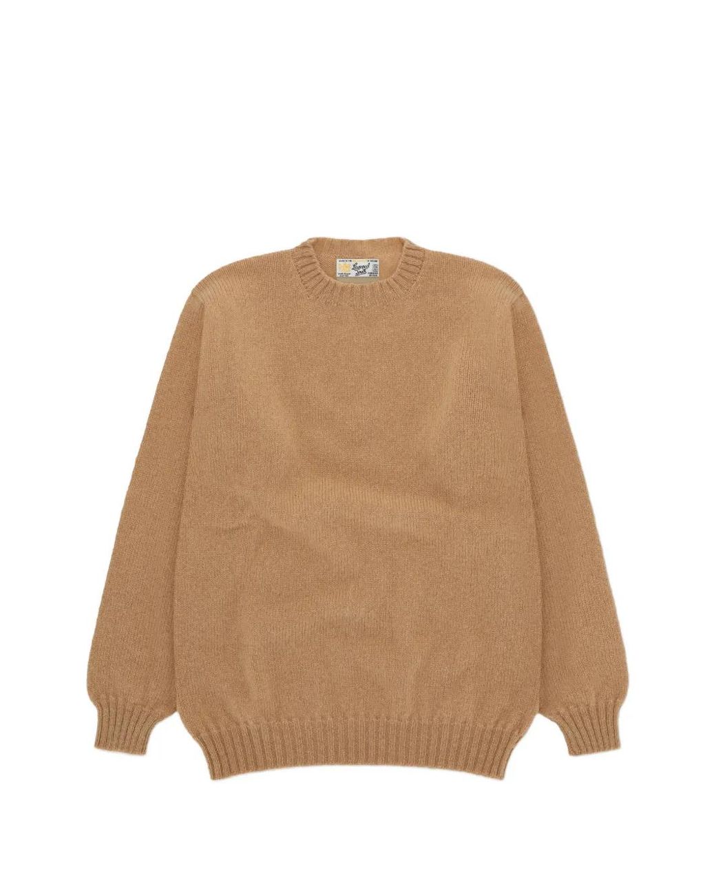 Fortela Natural Shetland Crew-Neck Sweater for men