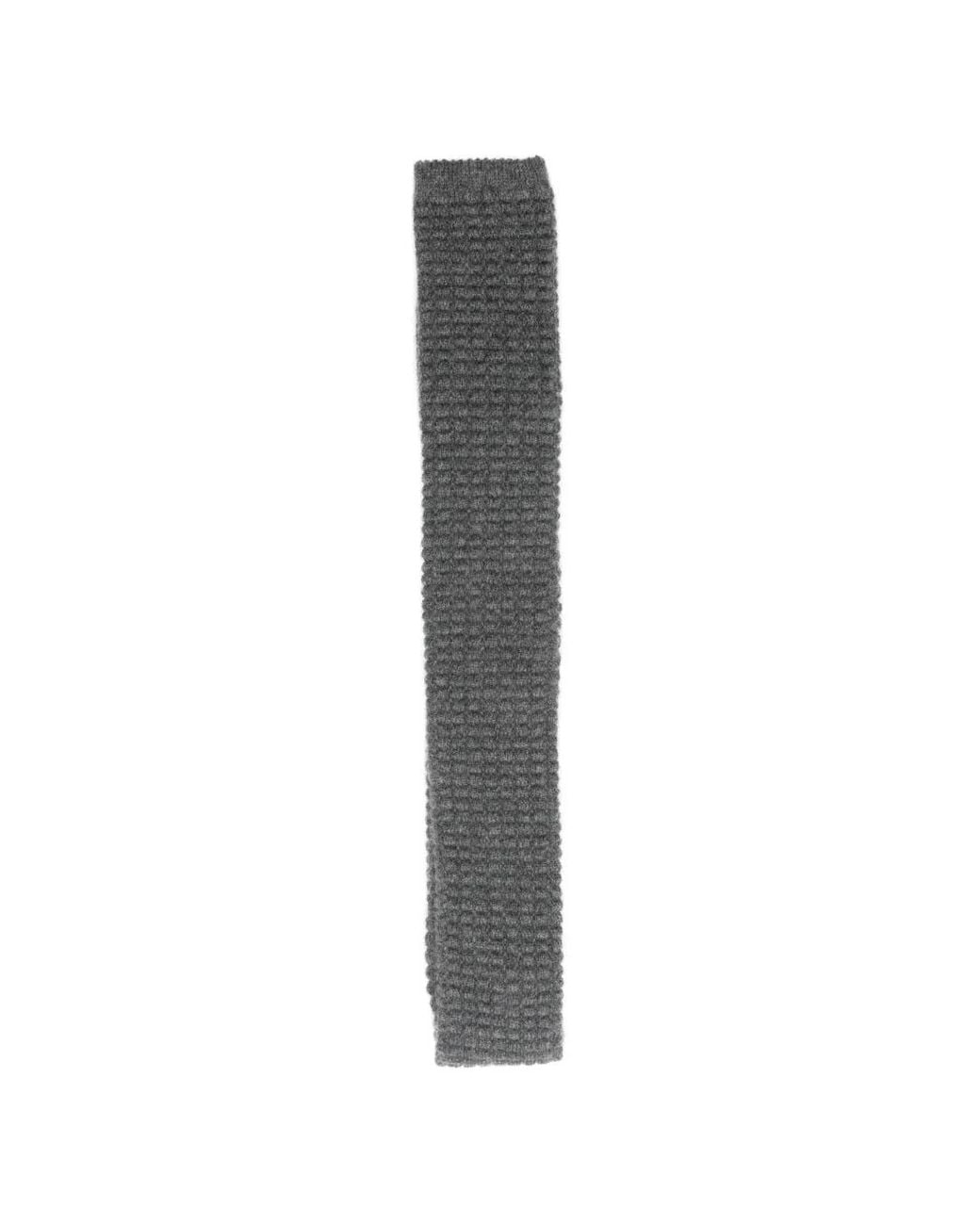 Canali White Ribbed Tie for men