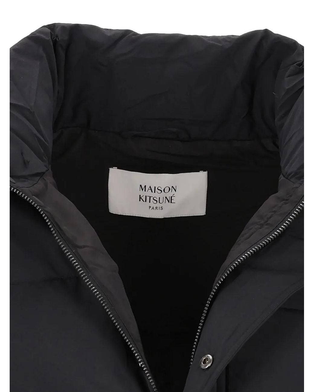 Maison Kitsuné Blue Doudoune À Capuche for men