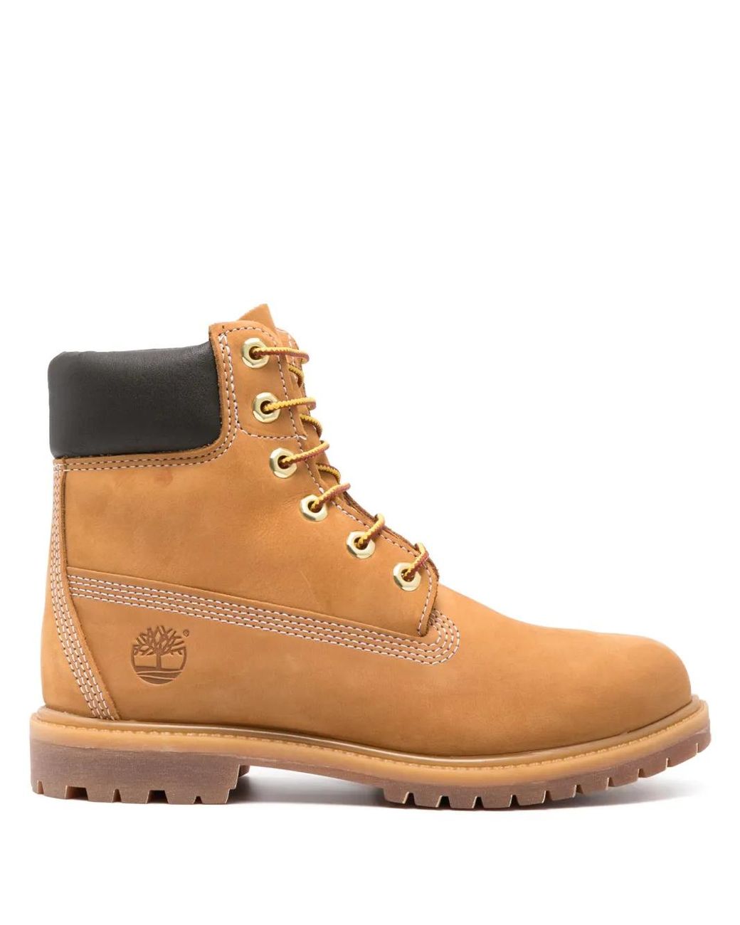 Timberland Premium 6-Inch Waterdichte Veterlaarzen in het Brown