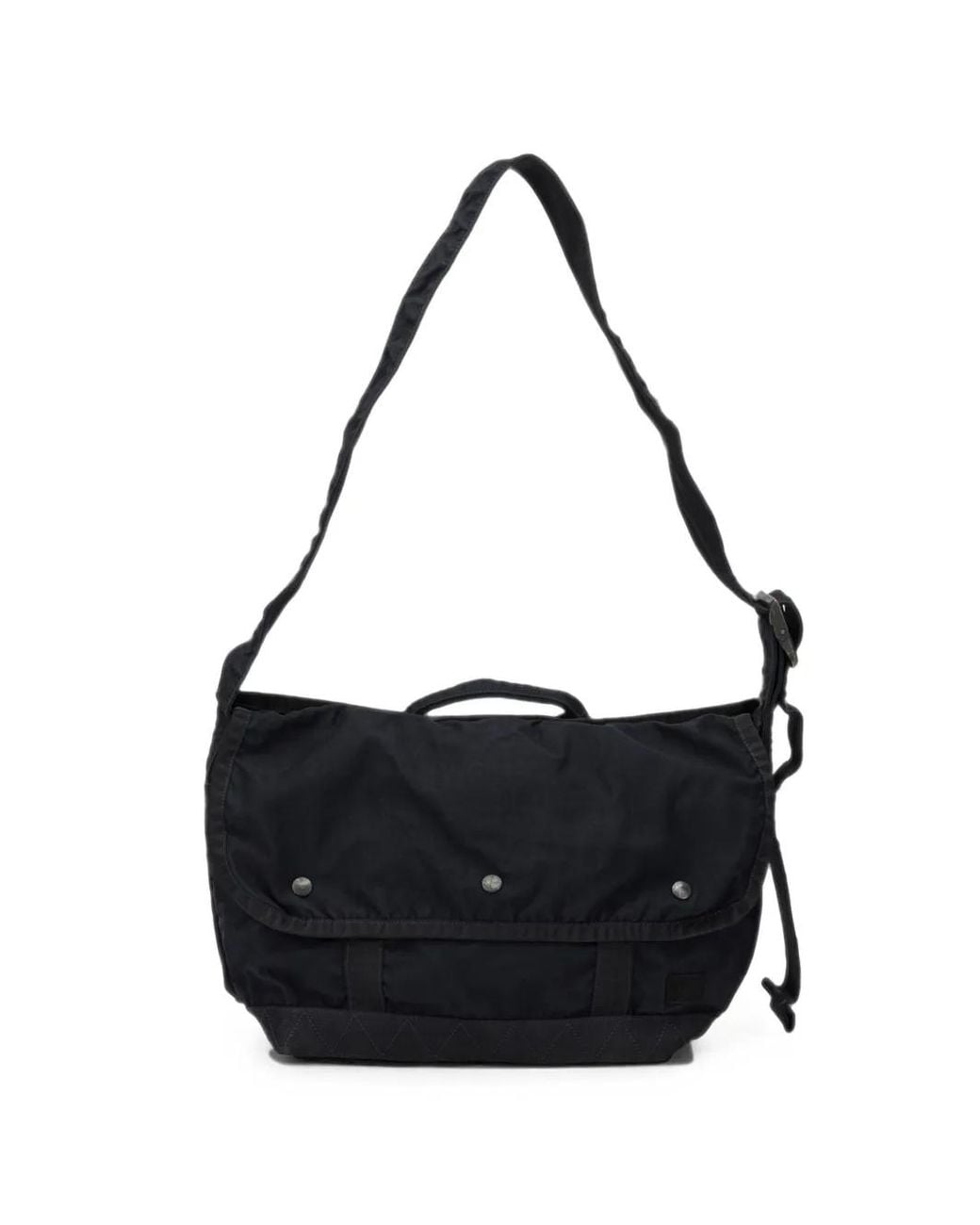 Porter-Yoshida and Co Black Large Crag Shoulder Bag for men