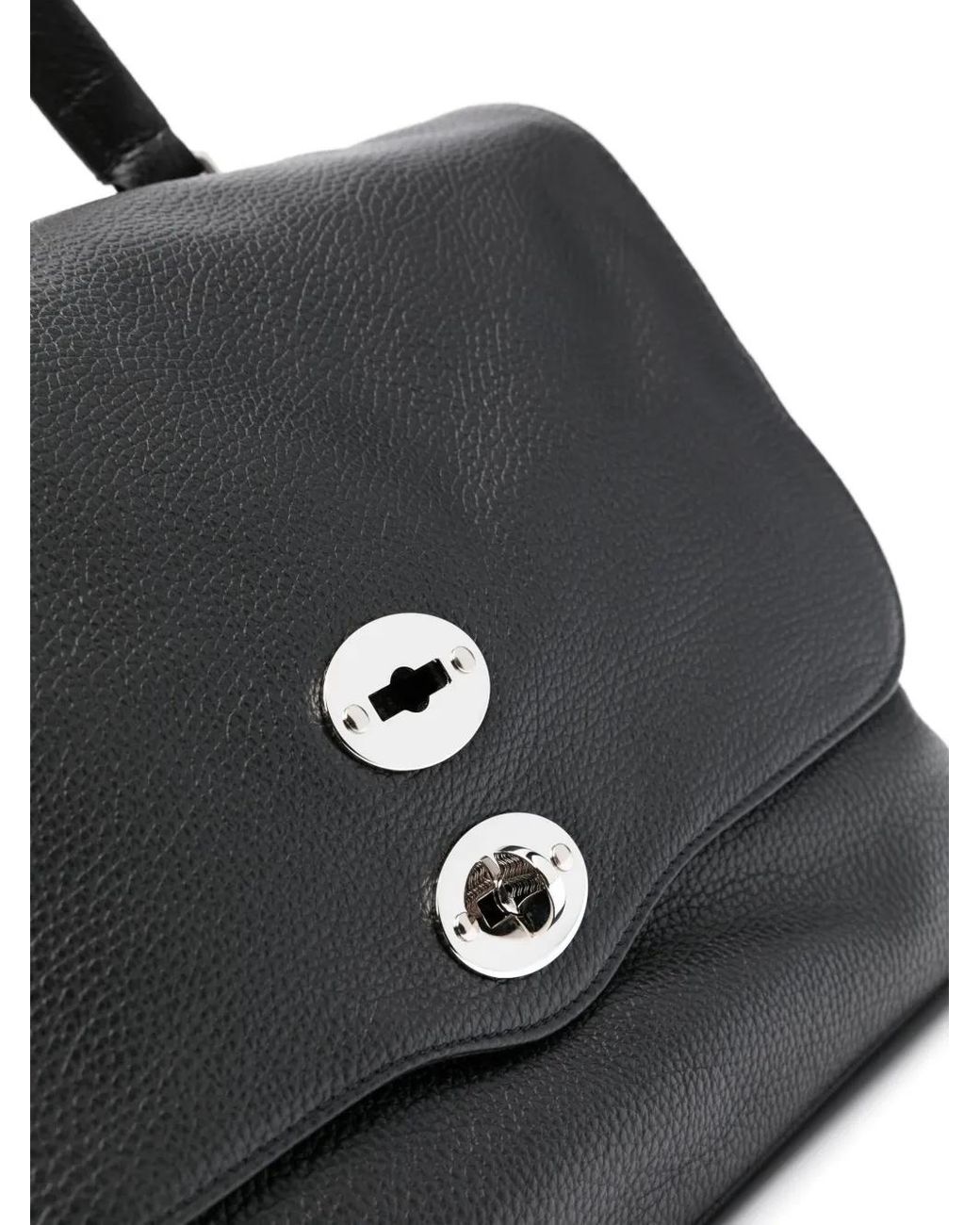 Zanellato Black Postina Leather Tote Bag