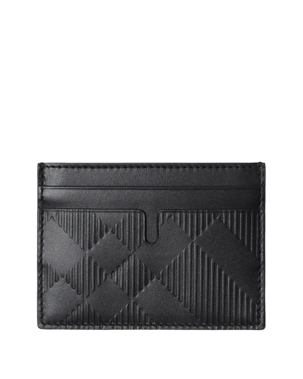 Burberry Black Leather Cardholder for men