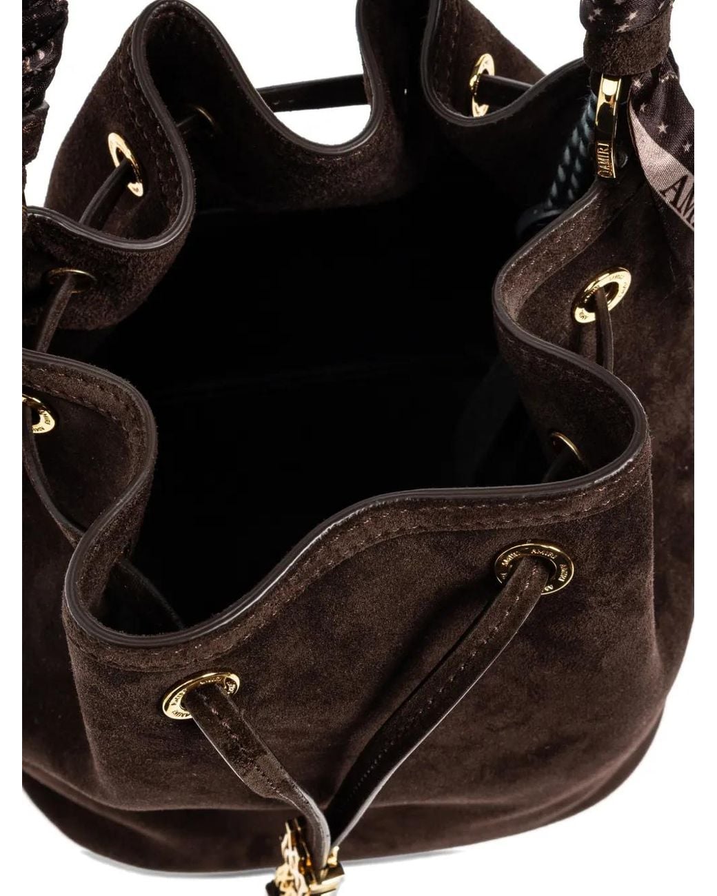 Amiri Black Ma Bucket Bag