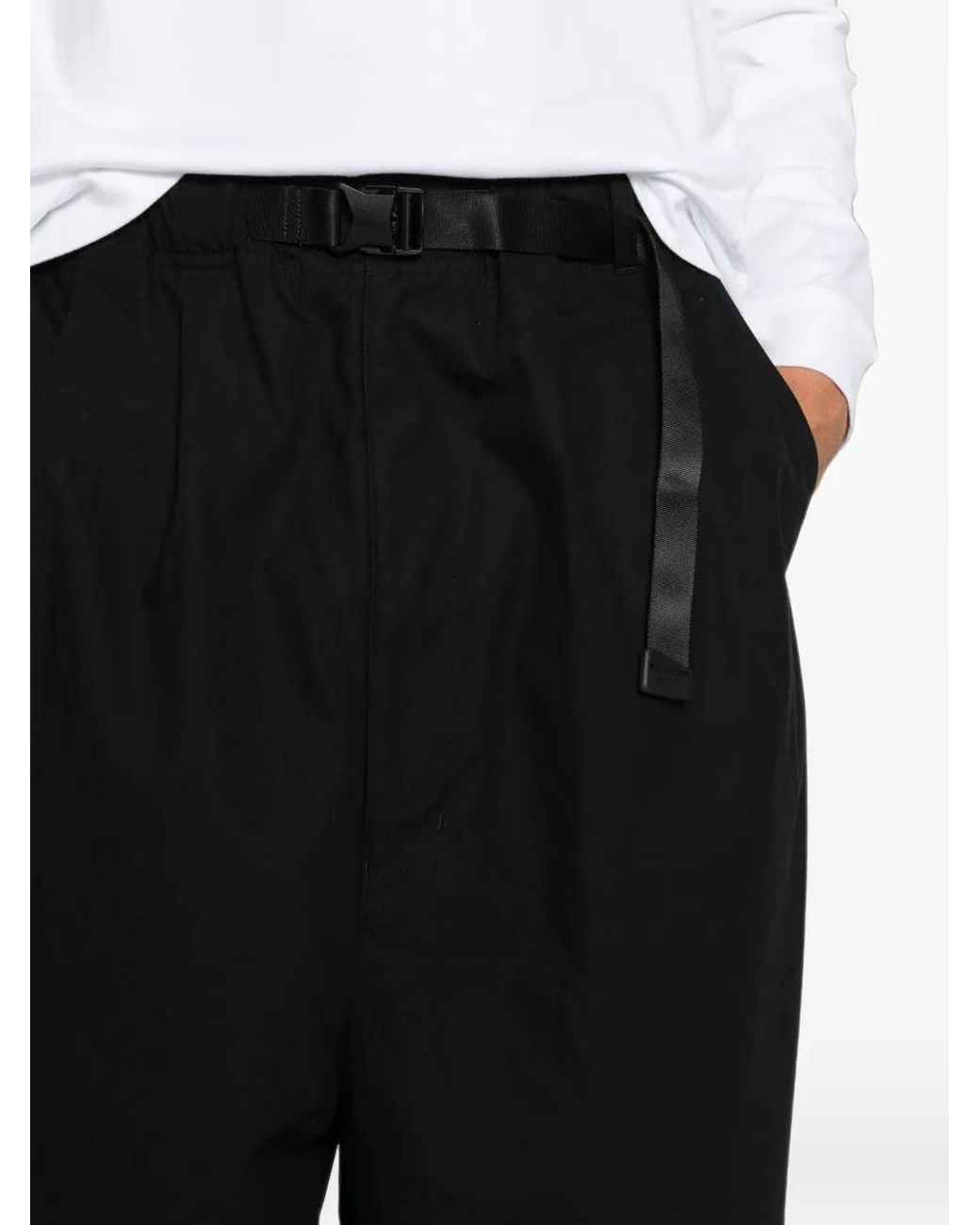 Comme des Garçons Black Belted Straight-Leg Trousers for men