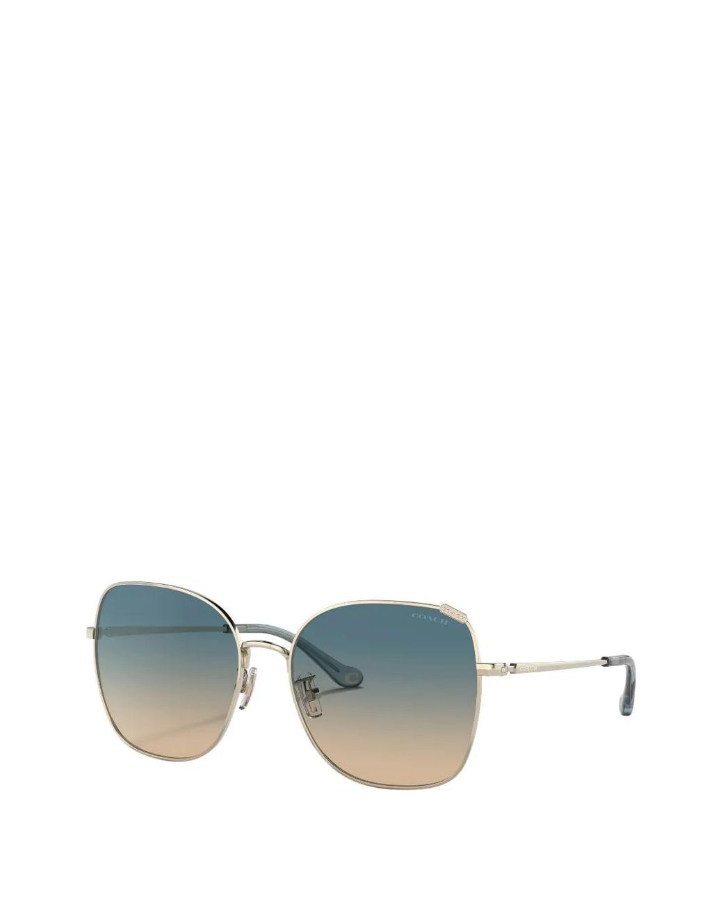 COACH Square-Frame Gradient Sunglasses in Blue | Lyst display picture 2