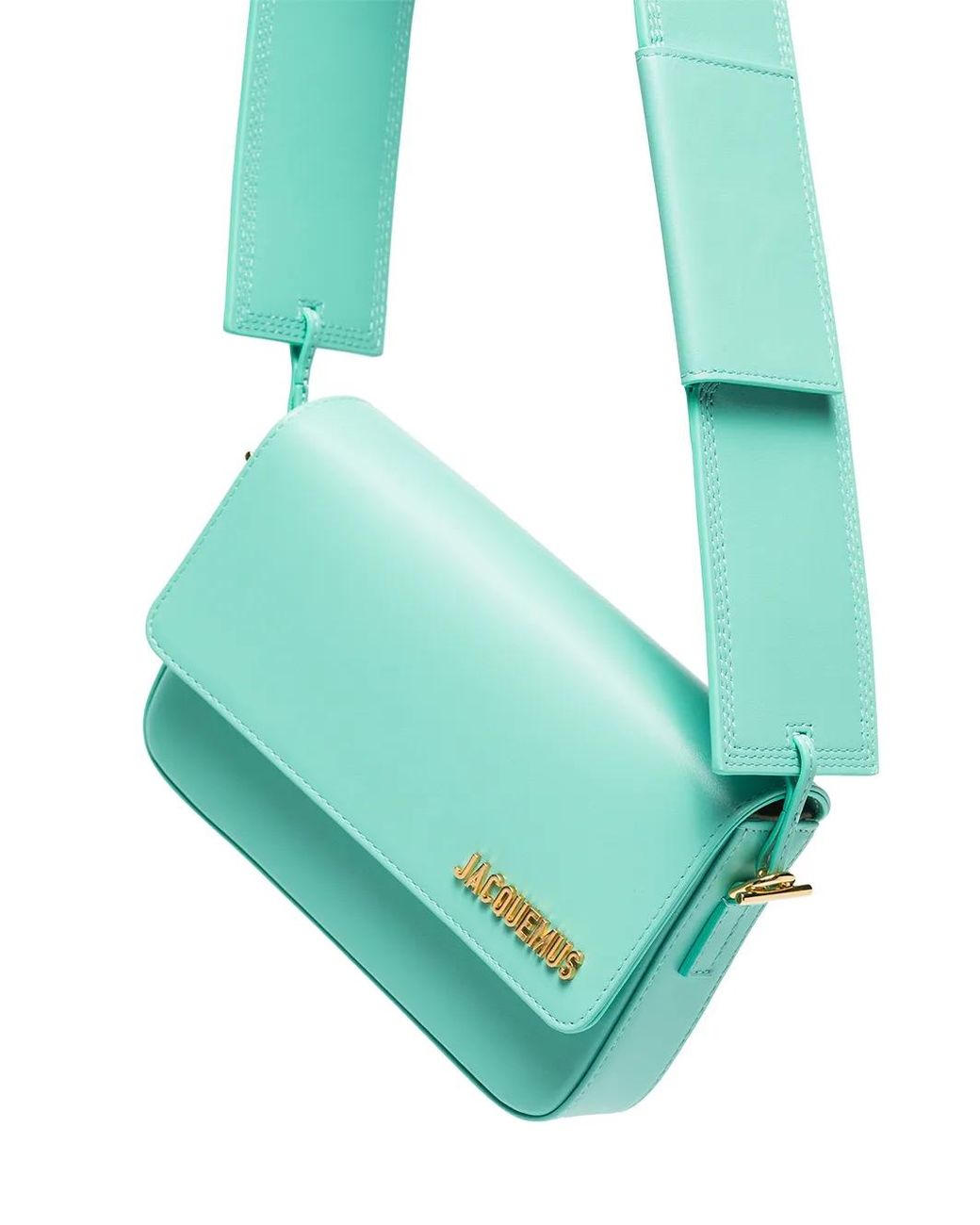 Jacquemus Green Le Carinu Leather Shoulder Bag