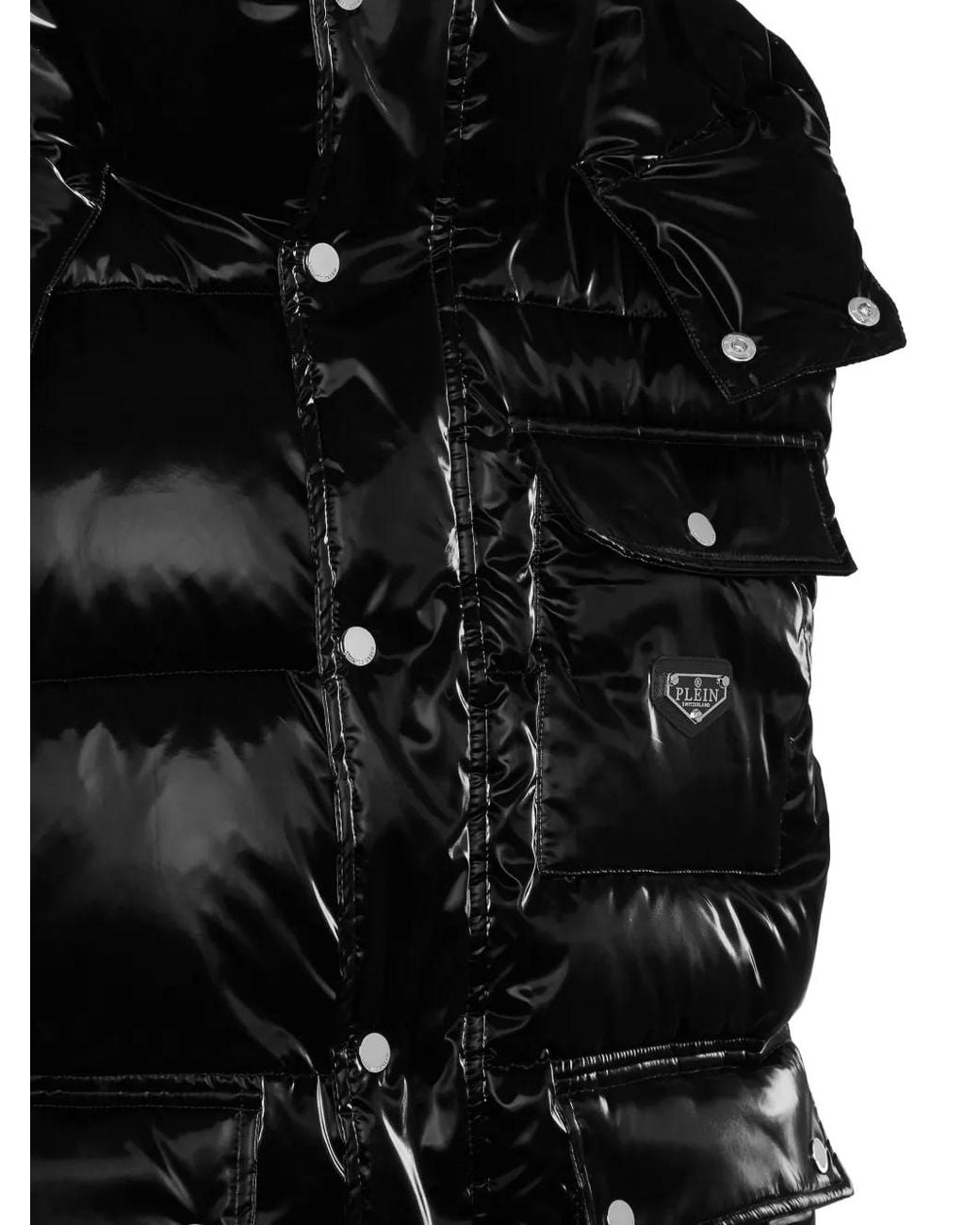 Philipp Plein Black Down Gilet for men