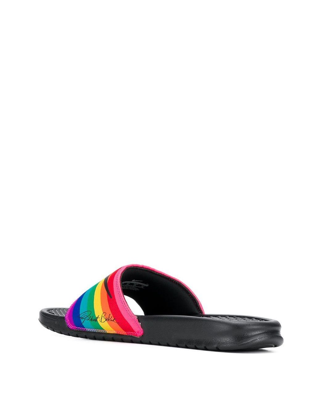 Nike Regenboog Slippers in het Zwart voor heren | Lyst NL