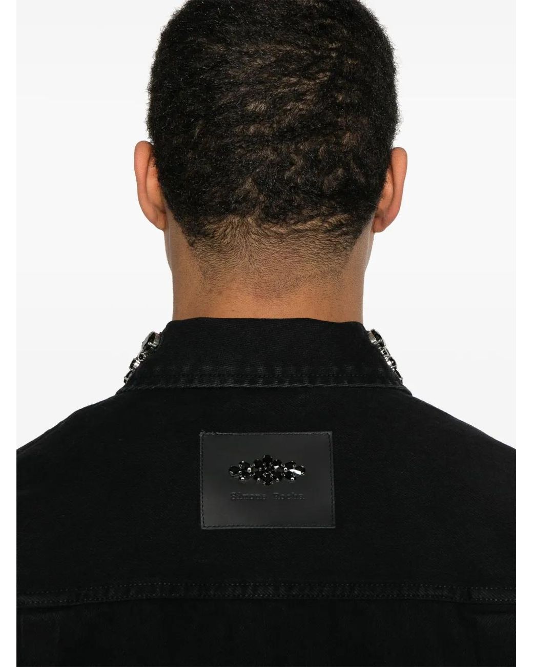 Simone Rocha Denim Jack in het Black voor heren