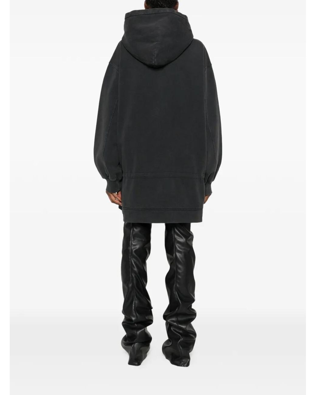 Alexander Wang Black Mini Dress With Hood