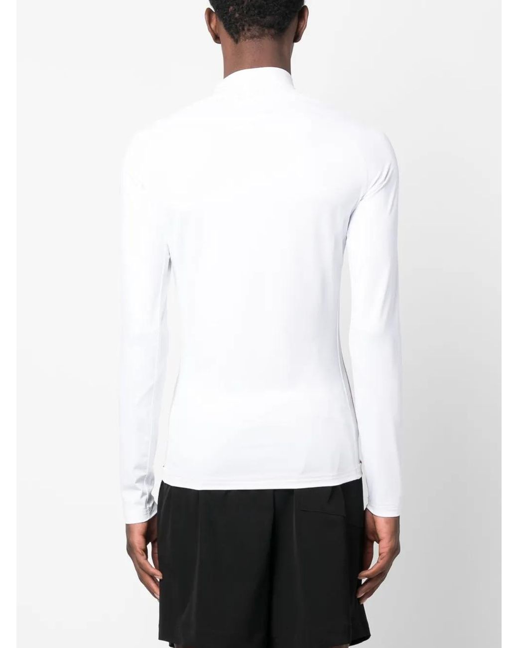 Orlebar Brown White Logo-Print Compression Jumper for men