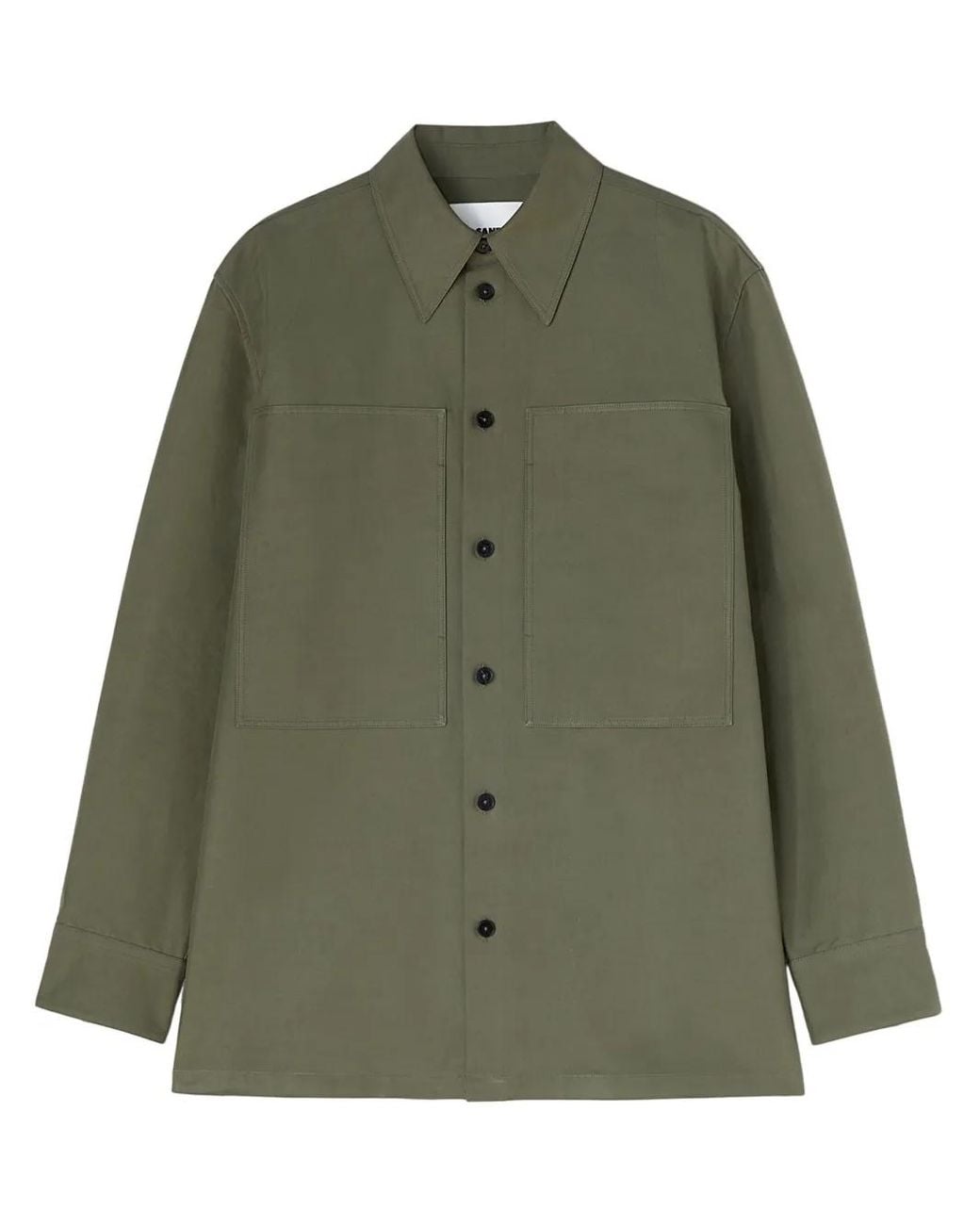 Jil Sander Green Casual Shirts for men