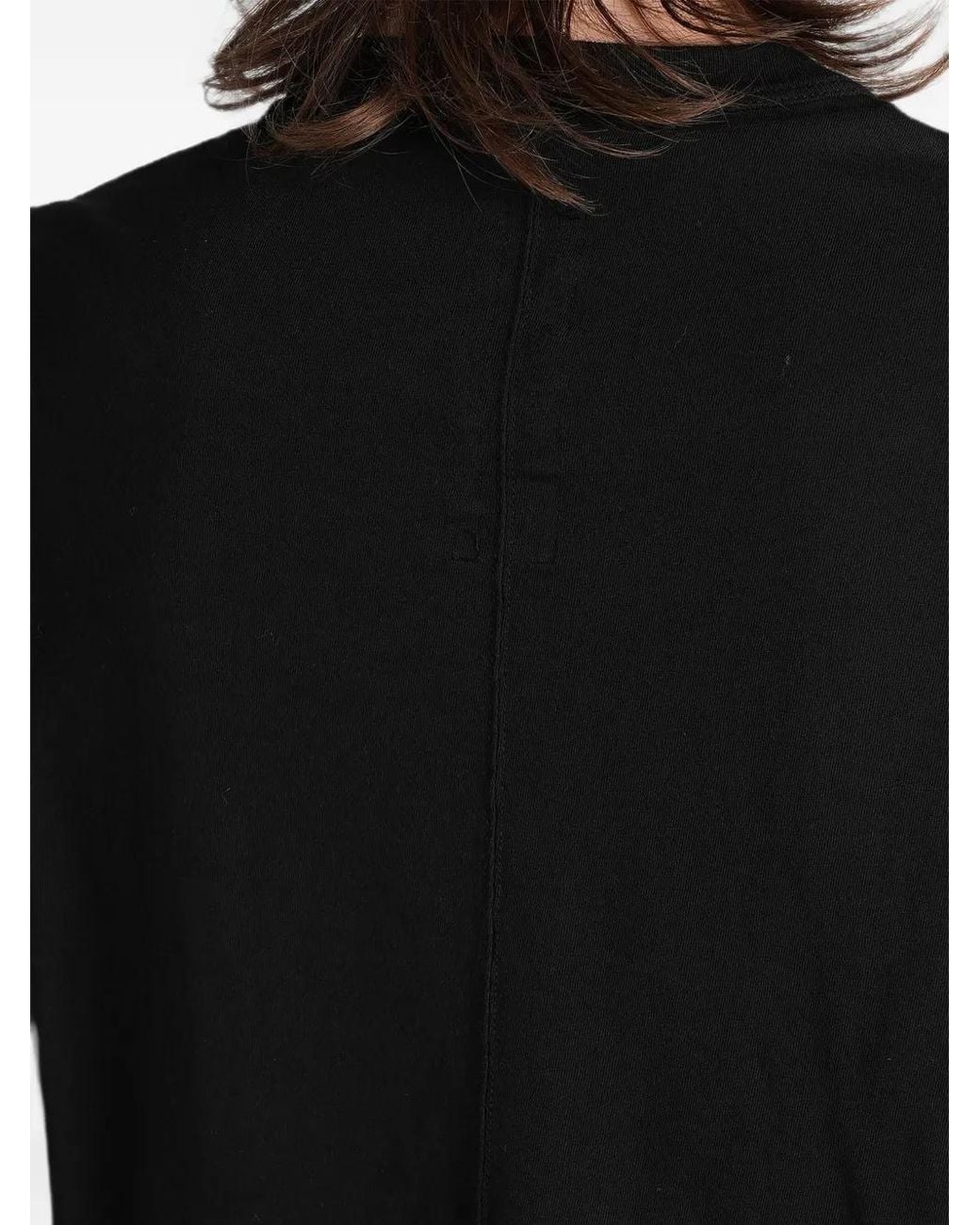 Rick Owens Black T-Shirt À Manches Courtes