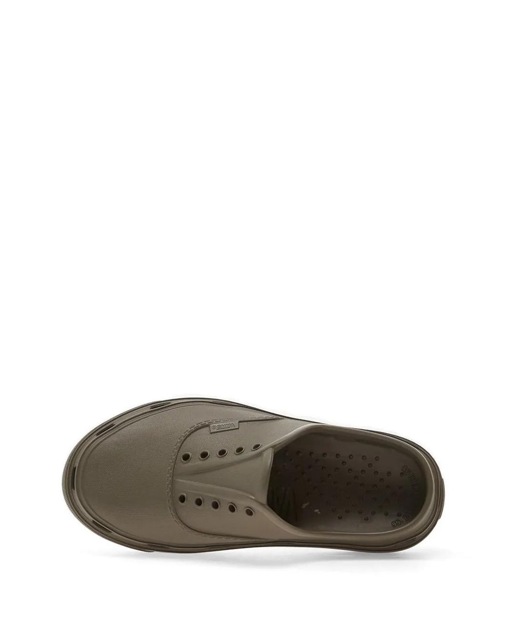 Vans Brown Logo-Print Mules