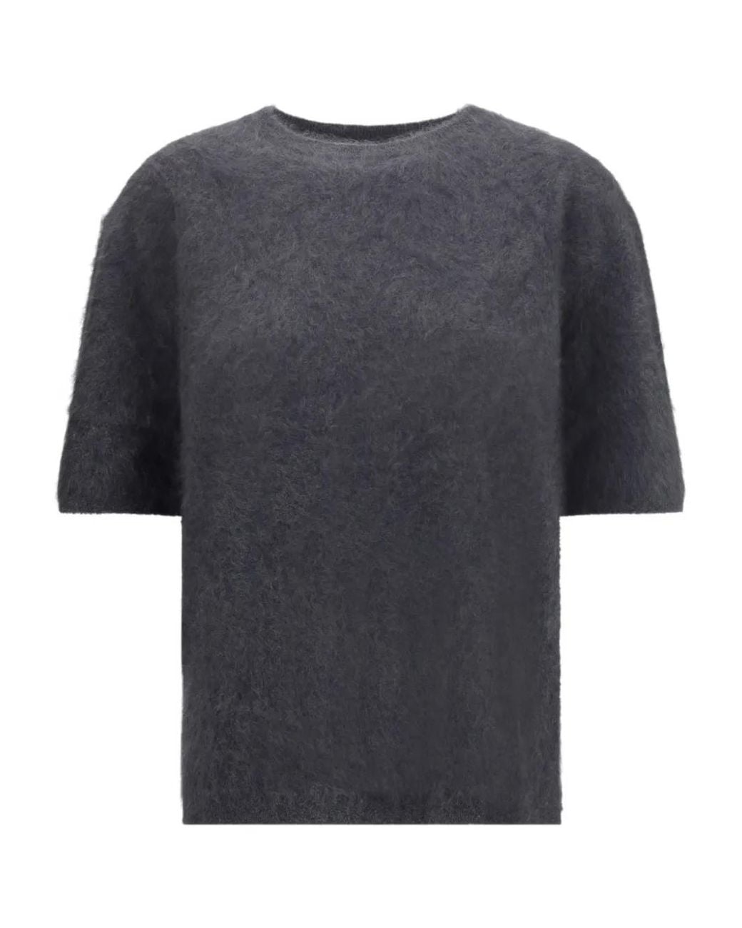 Lisa Yang Gray Maren Short-Sleeve T-Shirt