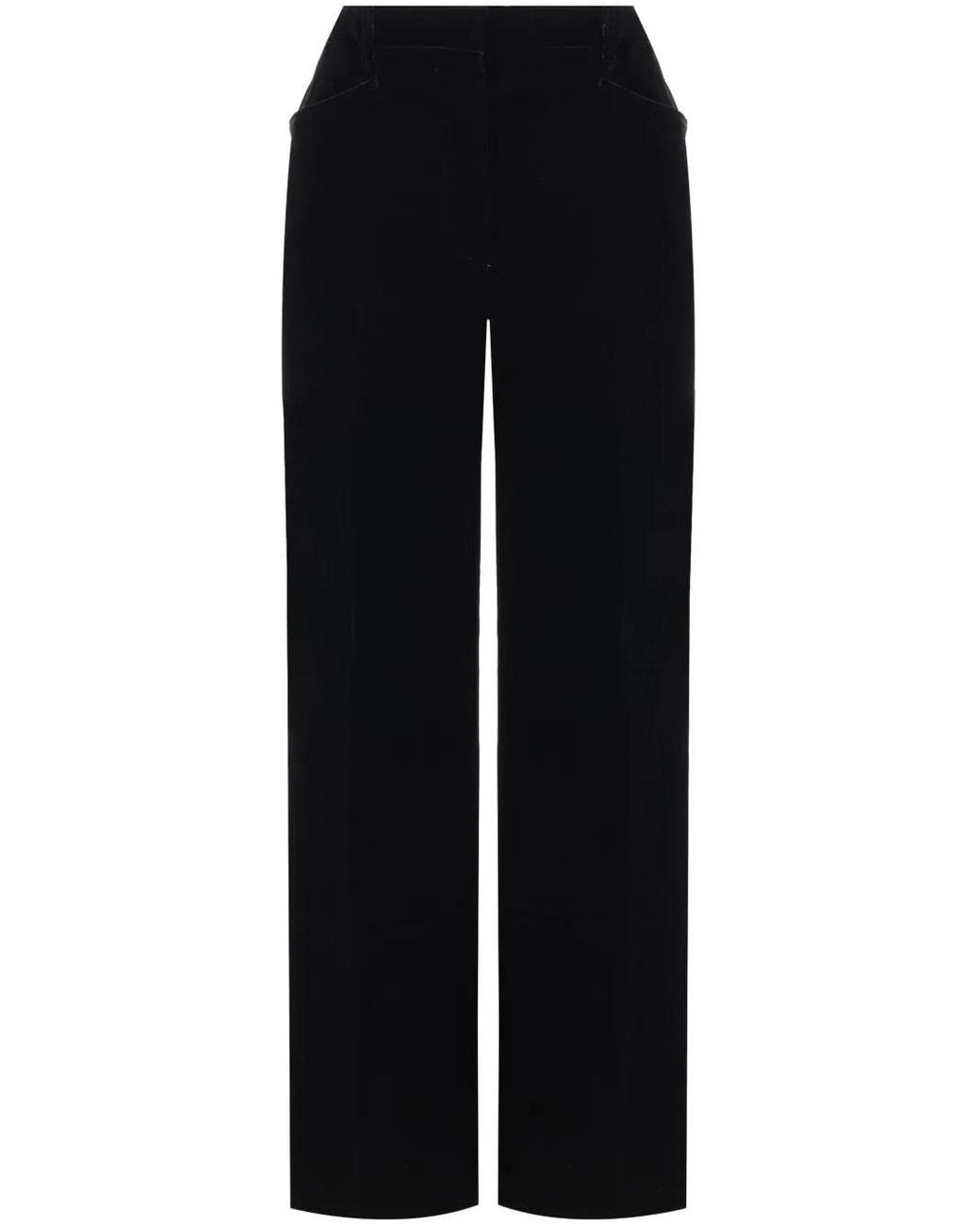 Tom Ford Black Velvet Bootcut Tailored Trousers