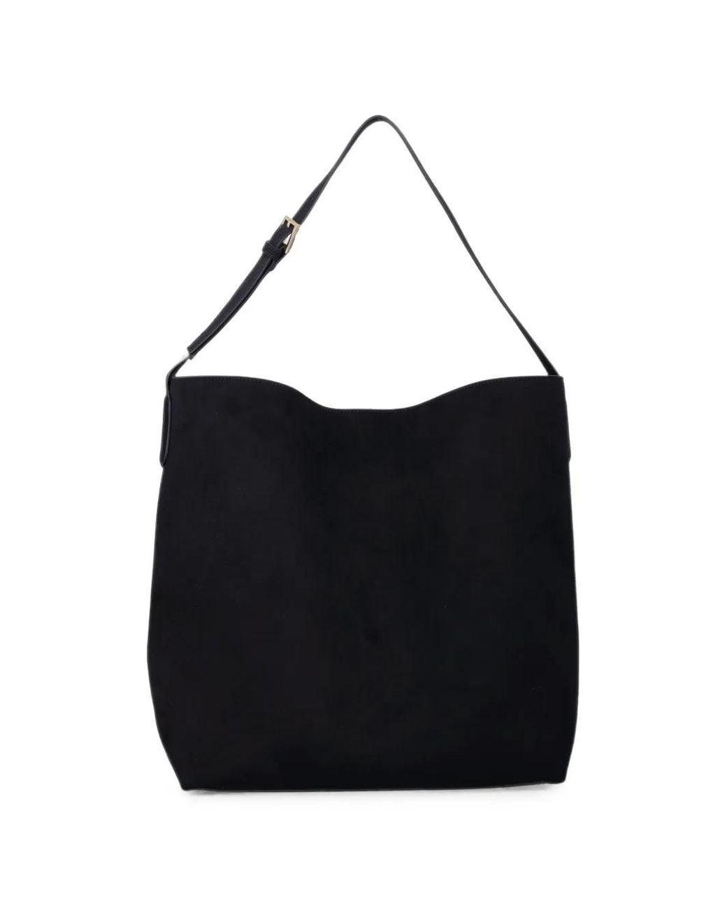 THEMOIRÈ Black Sac Porté Épaule À Effet Daim