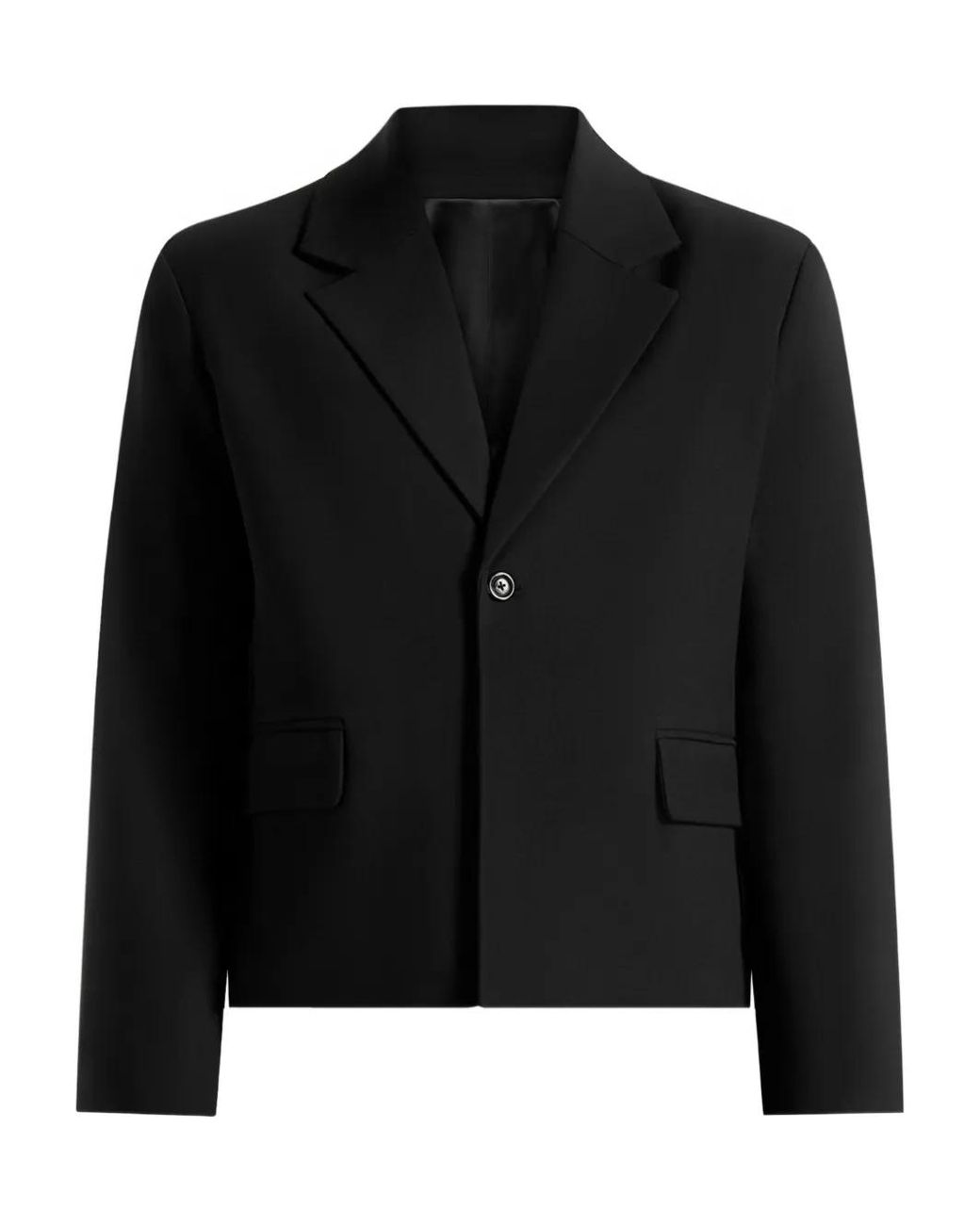 Manière De Voir Black Silas Tailored Cropped Blazer for men
