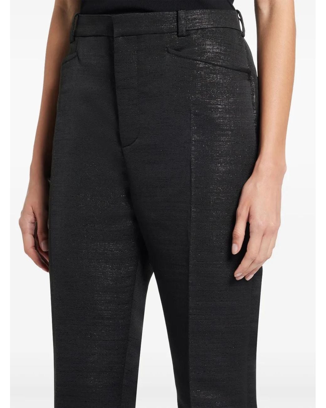 Tom Ford Black Wallis Lurex Trousers