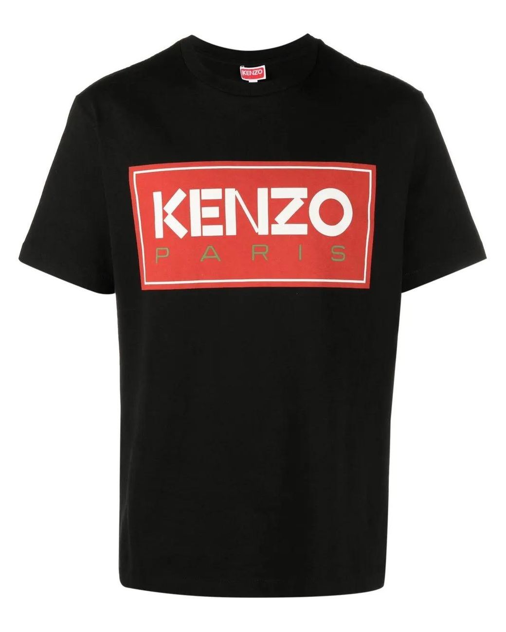 KENZO Black Paris Graphic Shirt for men