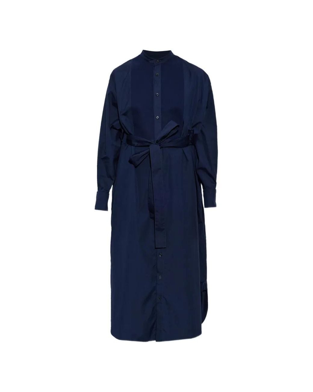 KENZO Blue Dress With A Waist Belt