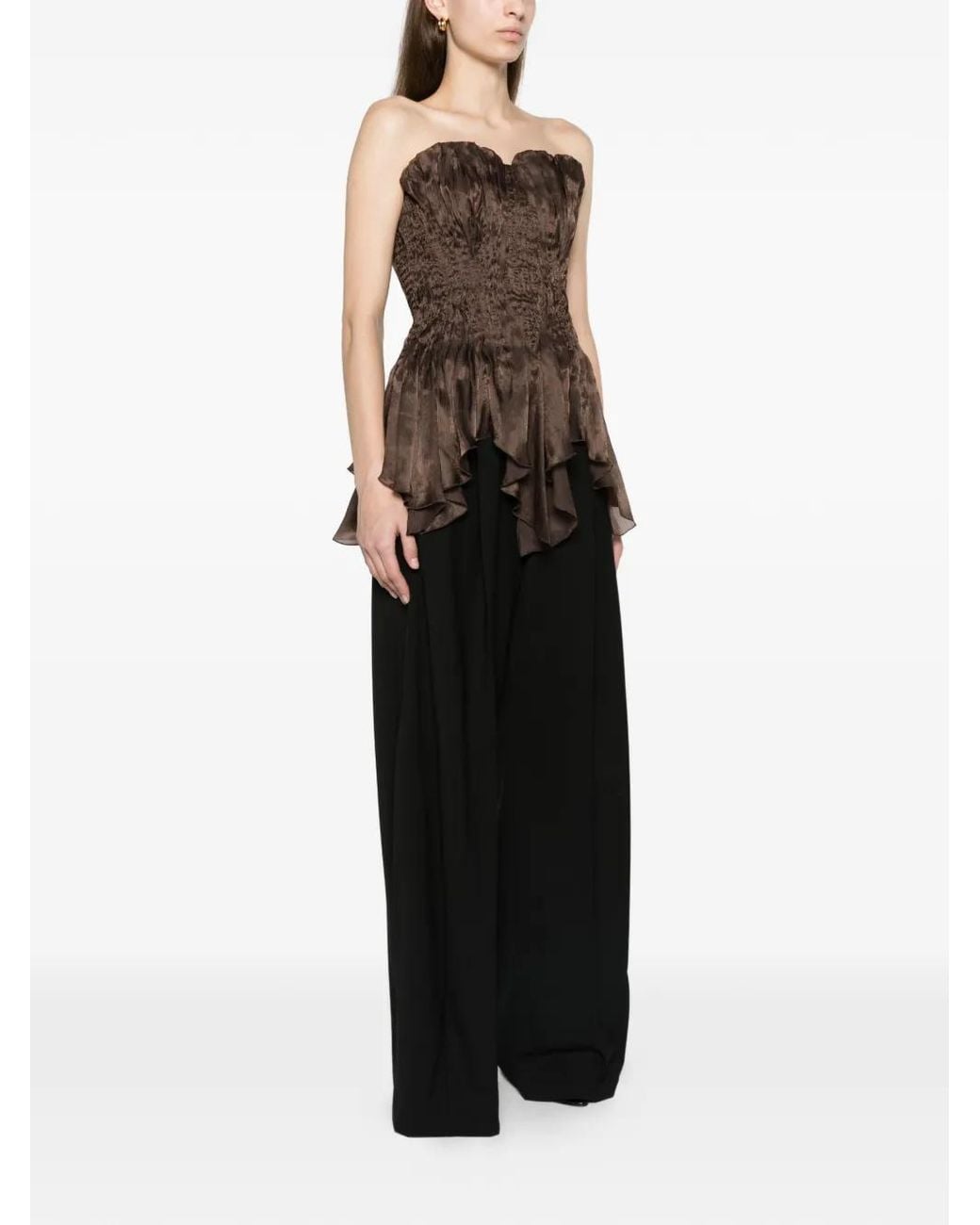 Aje. Brown Nisha Bustier