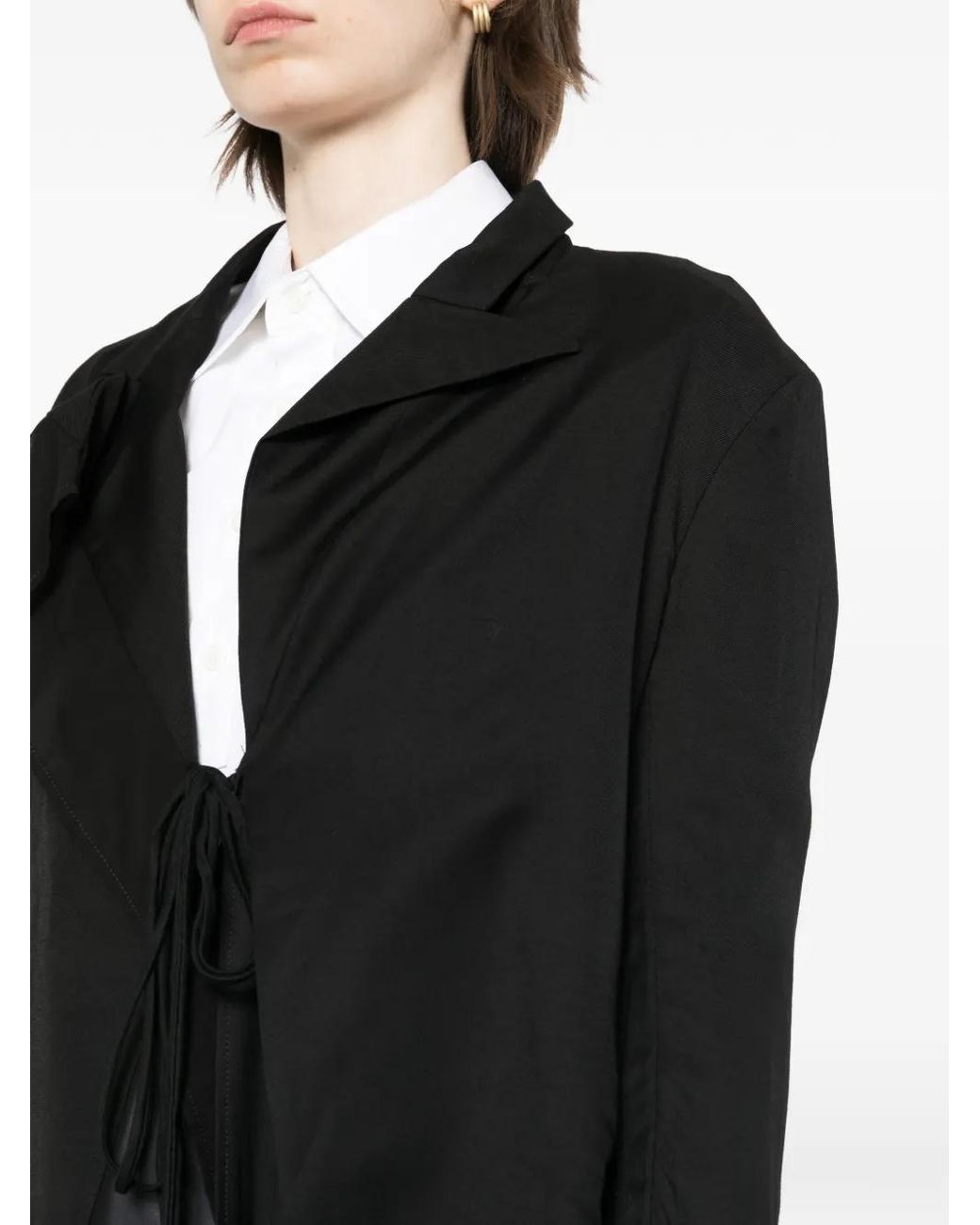 Yohji Yamamoto Black Twill Jacket