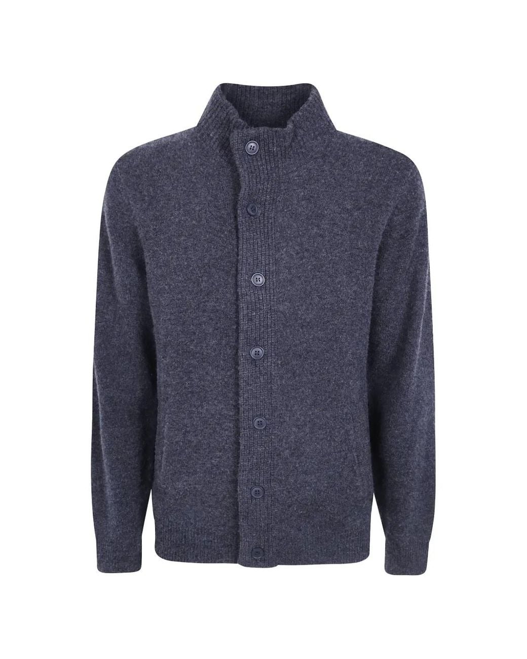 Barbour Blue Button-Fastening Cardigan for men