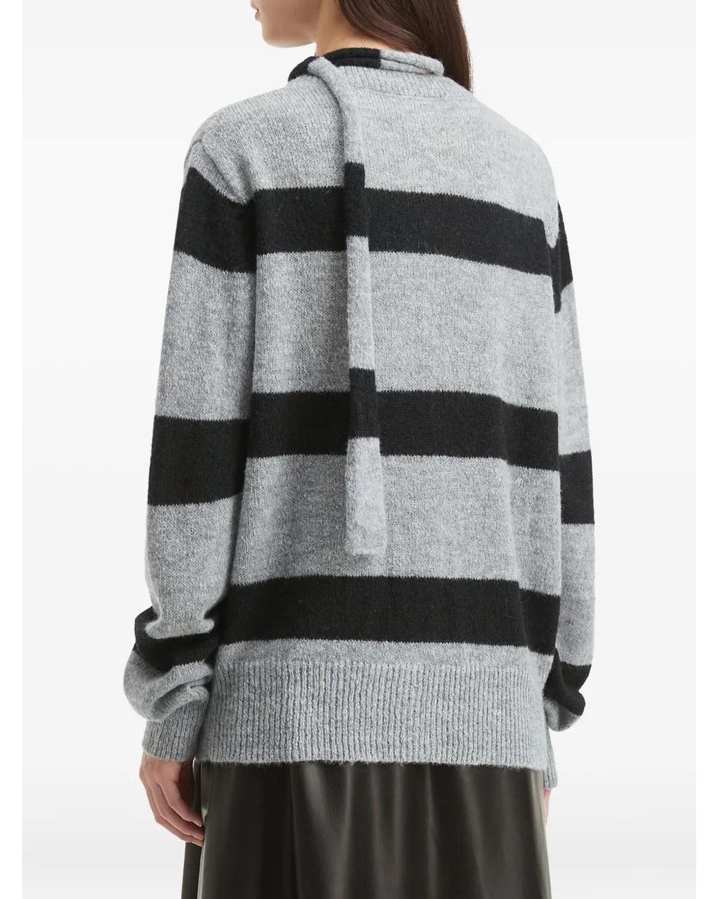 B+ AB Gray Striped Cardigan