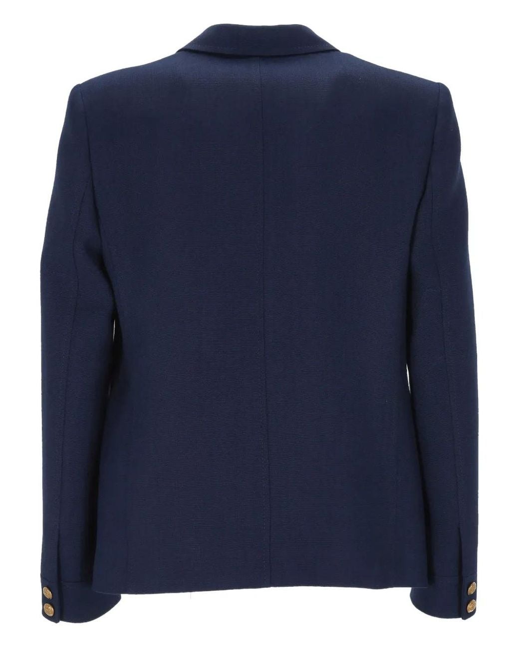 Valentino Garavani Blue Button-Down Blazer for men