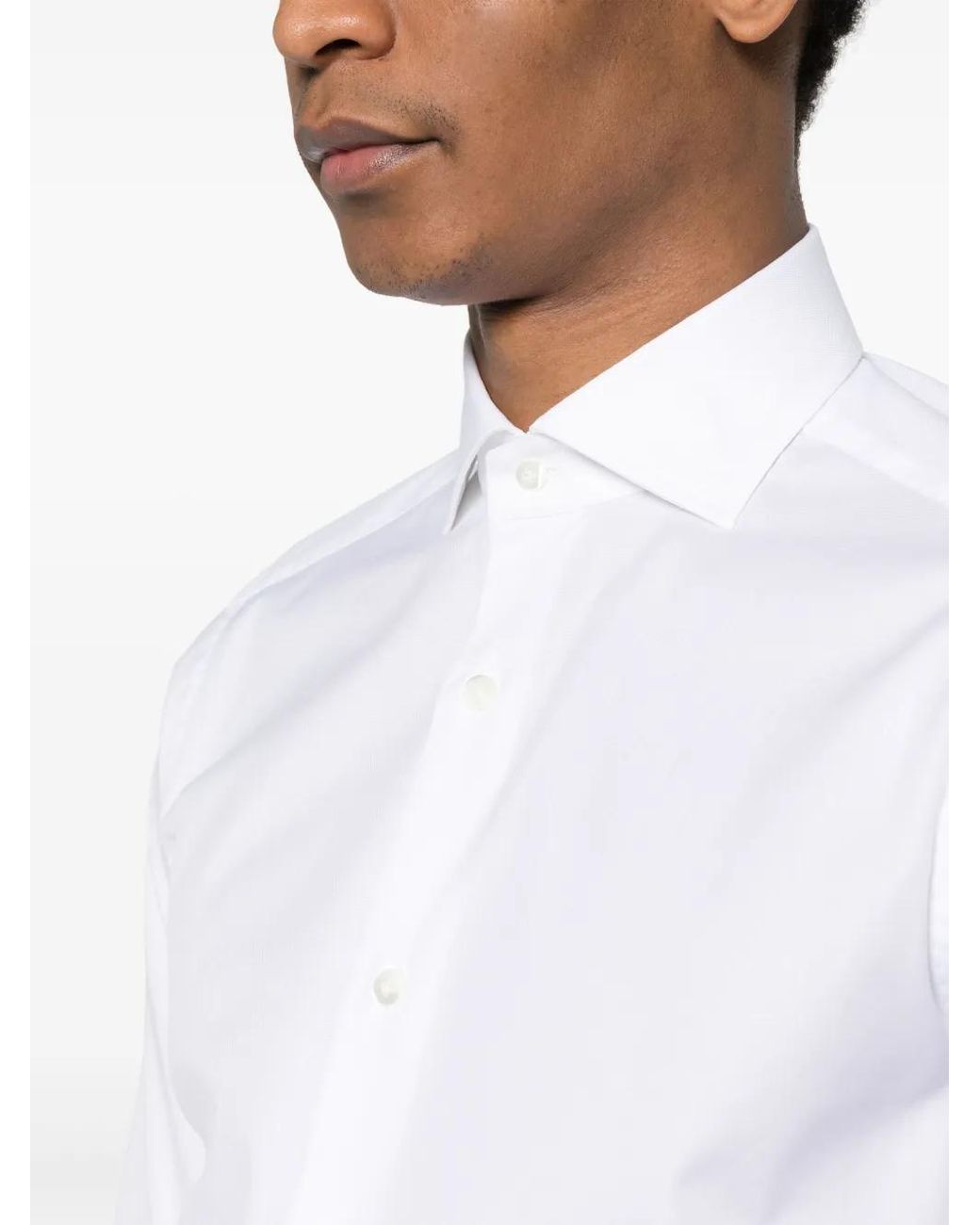 Camicia di D4.0 in White da Uomo
