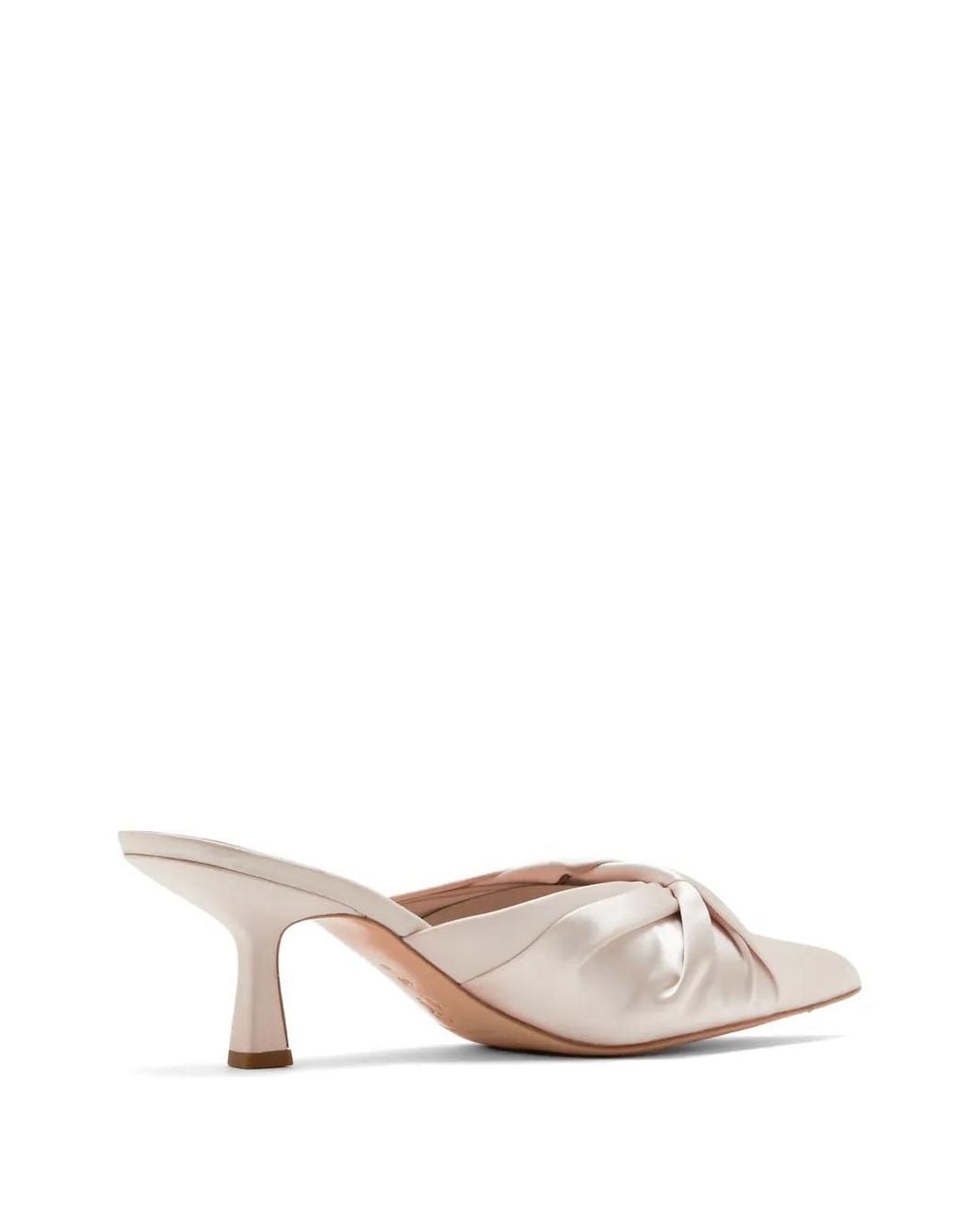 Loeffler Randall White Tyla Knotted Mules