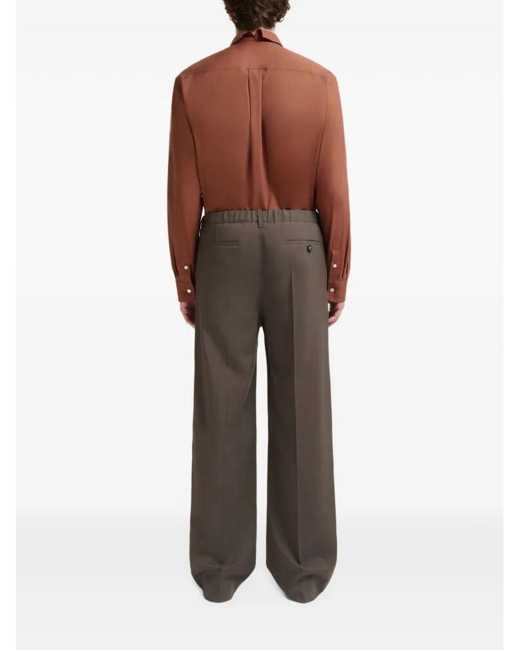 Marni Brown Trousers for men