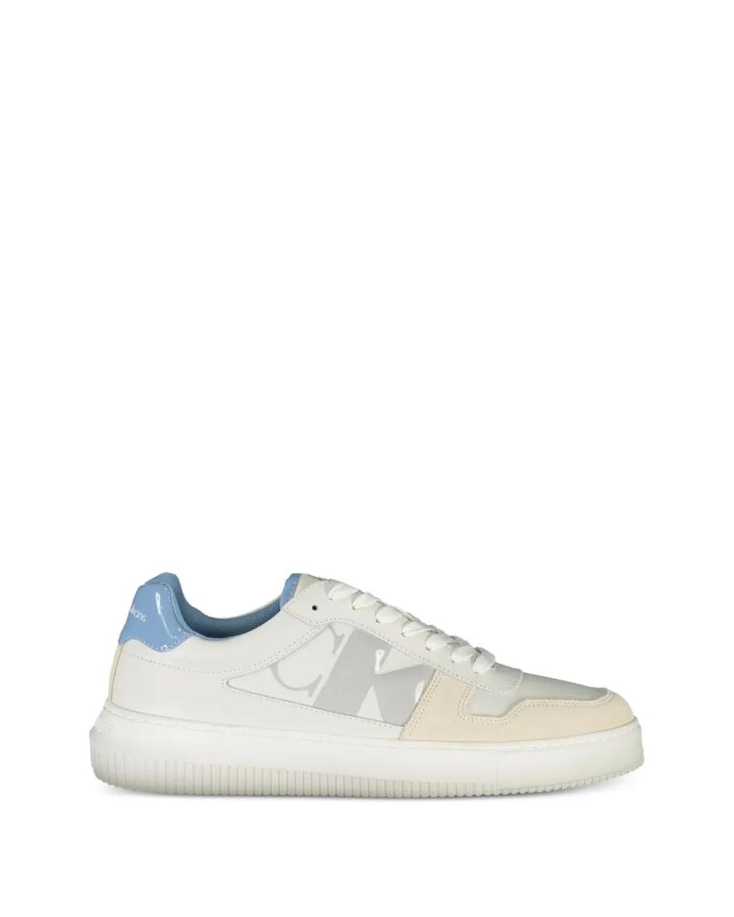 Calvin Klein White Kaylee Panelled Sneakers for men